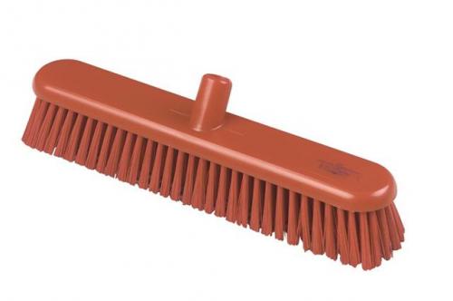 Hygiene Broom 18" Stiff - Tangerine